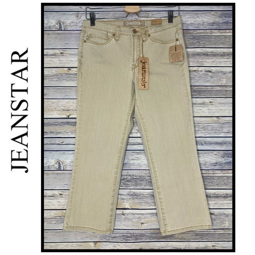 NWT Jeanstar Stretch Denim Capris, Size 6